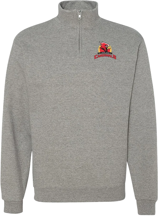 1/4 Zip Sweatshirt - Cardinal