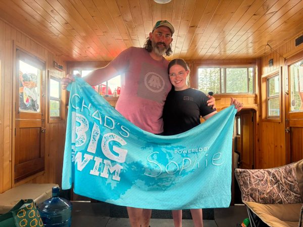 Chad's Big Swim - Powered by Sophie: Beach Towel