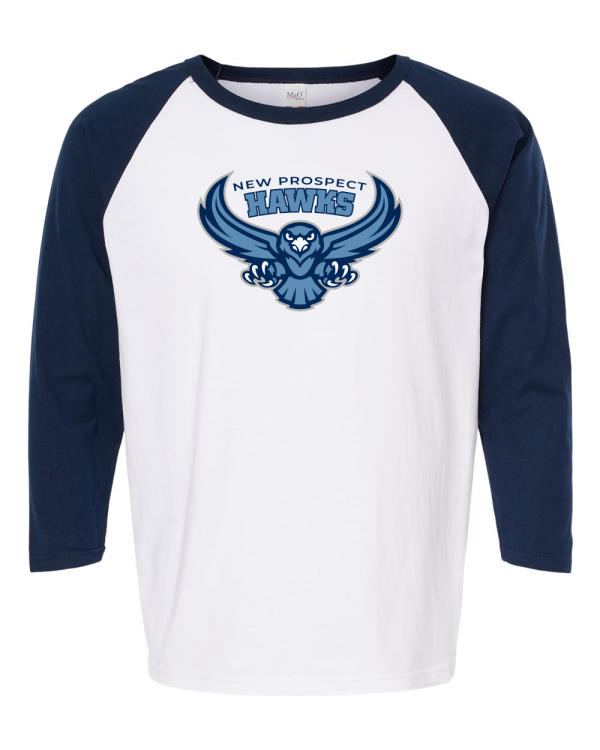 Adult Raglan Three-quarter Sleeve