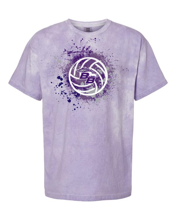 BBSS Volleyball Retro Colourblast Tee