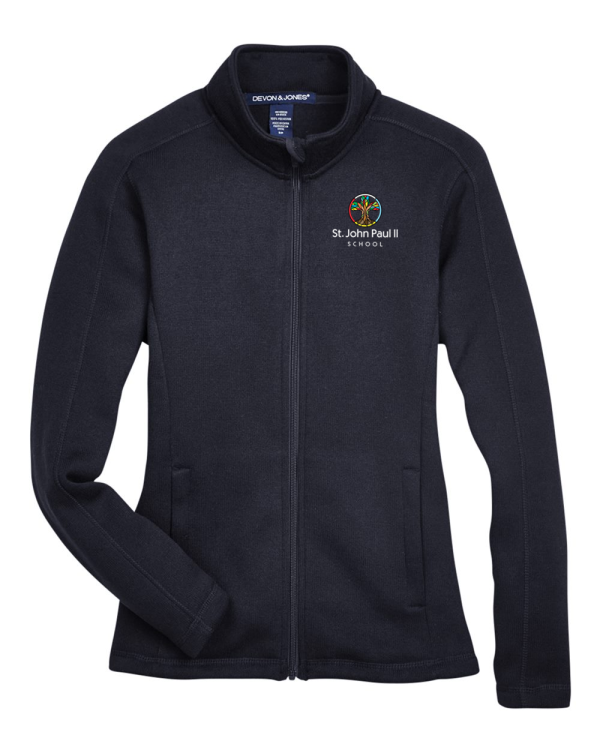 Women's Full-Zip Fleece Jacket - Tree